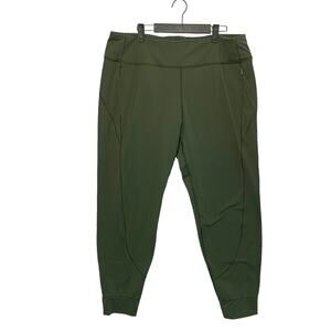 Athleta Drawstring Waist Distance Jogger Women's Sz XLT Olive Green Athleisure
